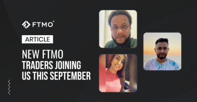 New FTMO Traders joining us this September