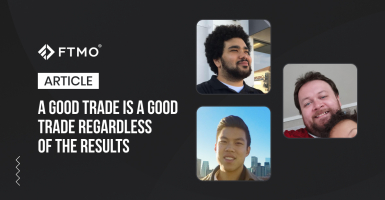 "A good trade is a good trade regardless of the results"