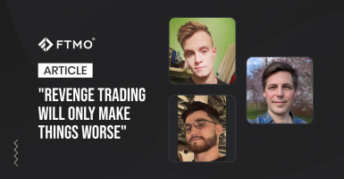 "Revenge trading will only make things worse"