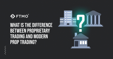 What is the difference between proprietary trading and modern prop trading?