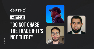 “Do not chase the trade if it's not there”