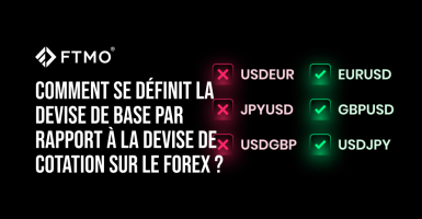 Comment se définit la devise de base par rapport à la devise de cotation sur le Forex ?