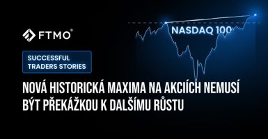 Nová historická maxima na akciích nemusí být překážkou k dalšímu růstu