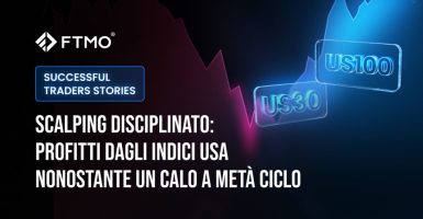 Scalping disciplinato: Profitti dagli indici USA nonostante un calo a metà ciclo